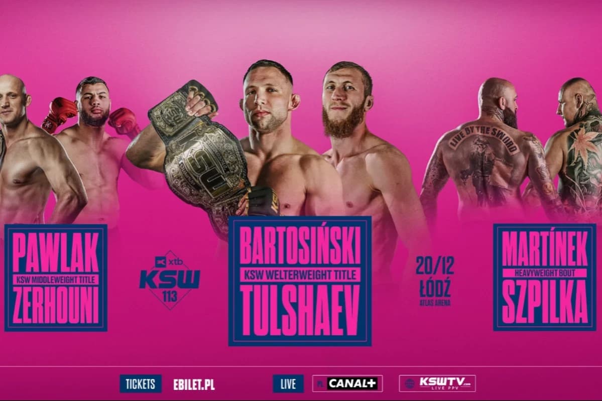 Obrazek newsa : Gdzie oglądać KSW 113? Transmisja PPV, stream online za darmo