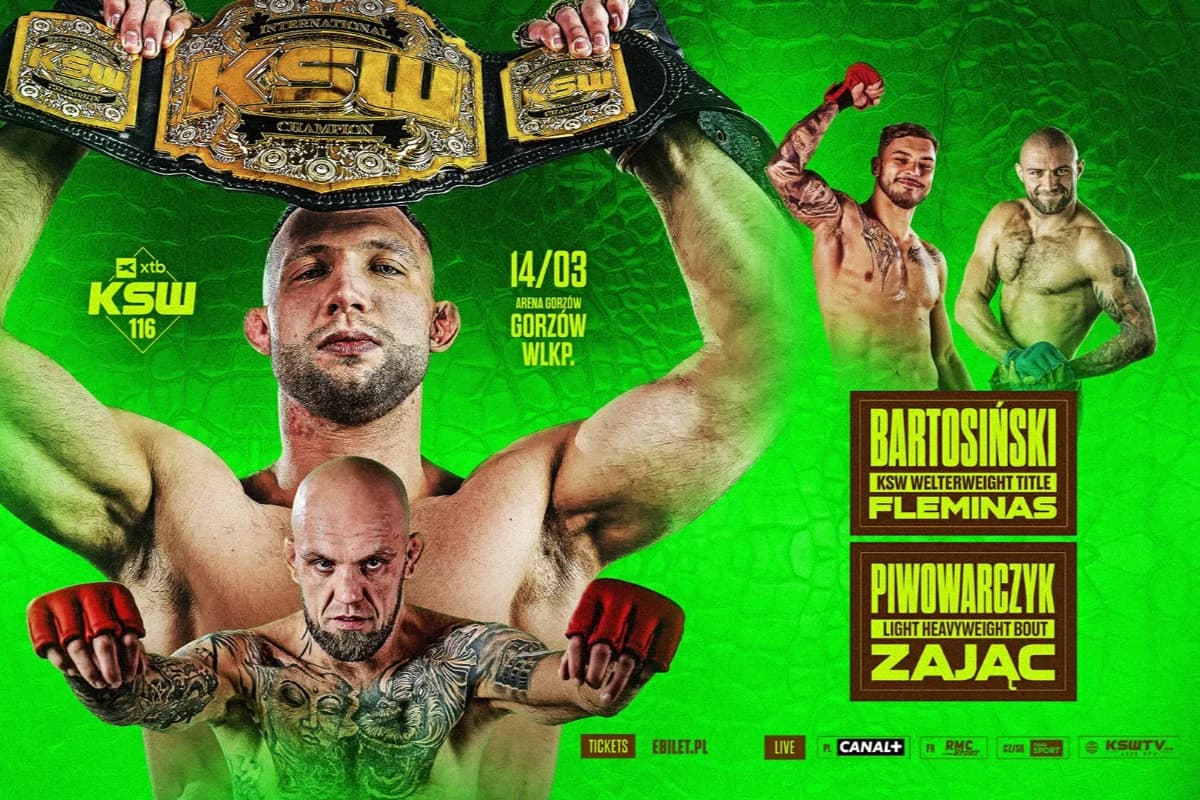 Obrazek newsa : KSW 116 gdzie oglądać? Transmisja TV, stream online za darmo