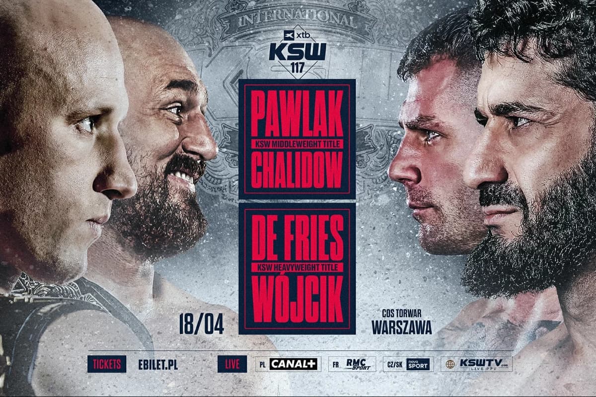 Obrazek newsa : KSW 117 gdzie oglądać? Transmisja TV, stream online za darmo