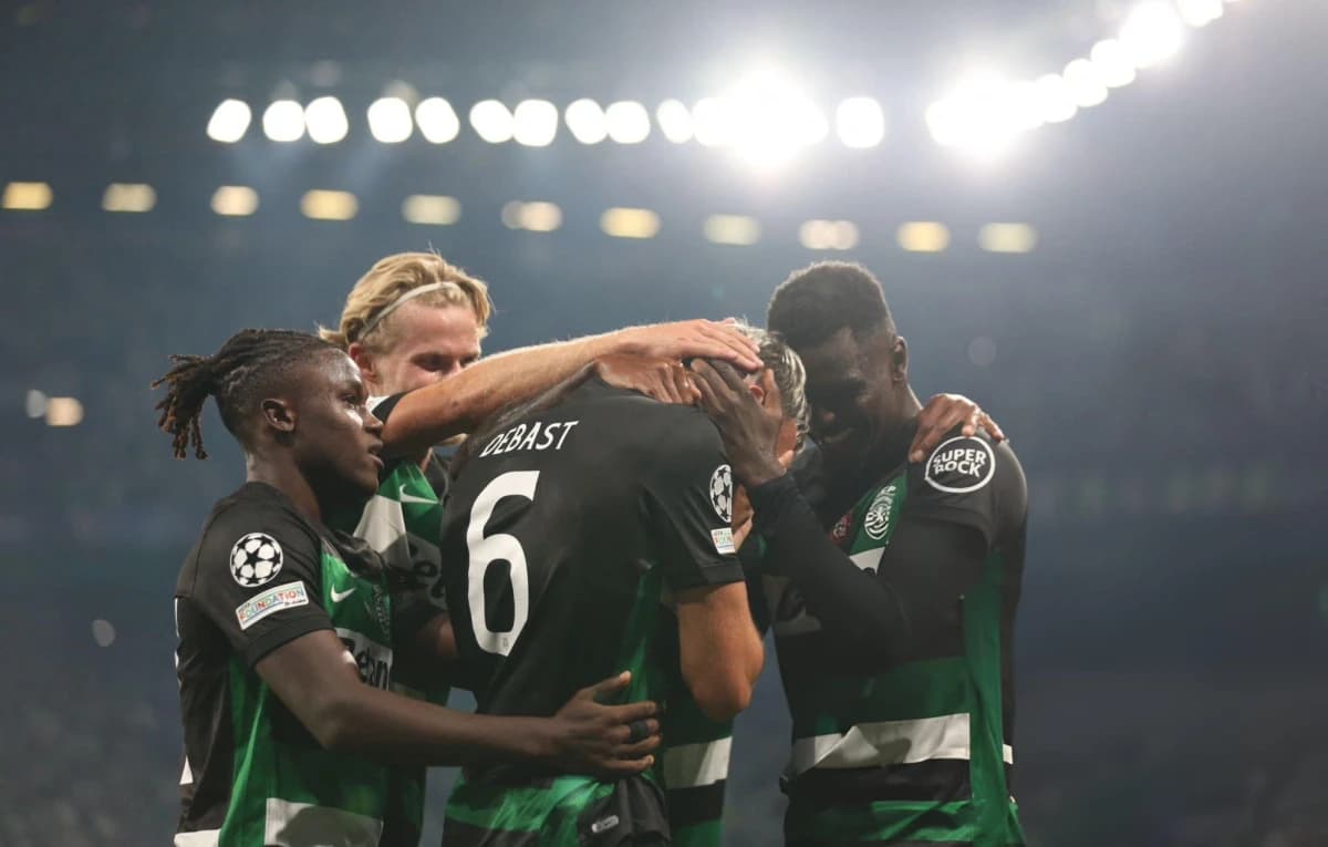 Obrazek newsa : Liga Mistrzów: Sporting pewnie pokonuje Lille, kapitalny gol Debasta [WIDEO]