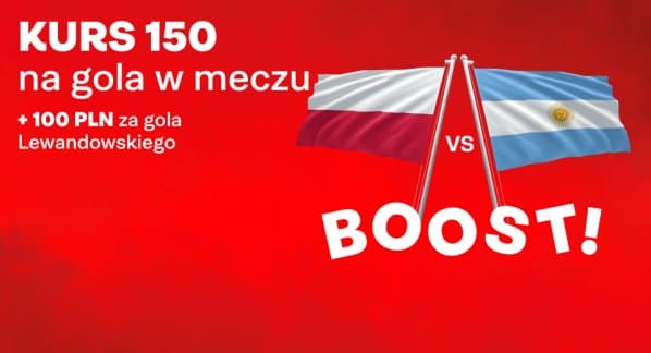 Obrazek newsa : Superbet bonus MŚ 2022: Kurs 150 na gola w meczu Polska - Argentyna + 100 zł za gola Lewandowskiego