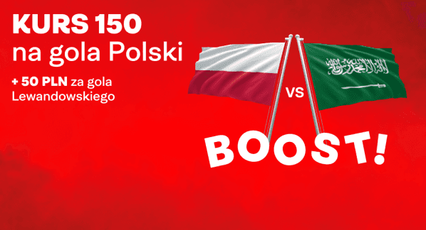 Obrazek newsa : Superbet bonus MŚ 2022: Kurs 150 na gola Polski z Arabią i 50 PLN za gola Lewego