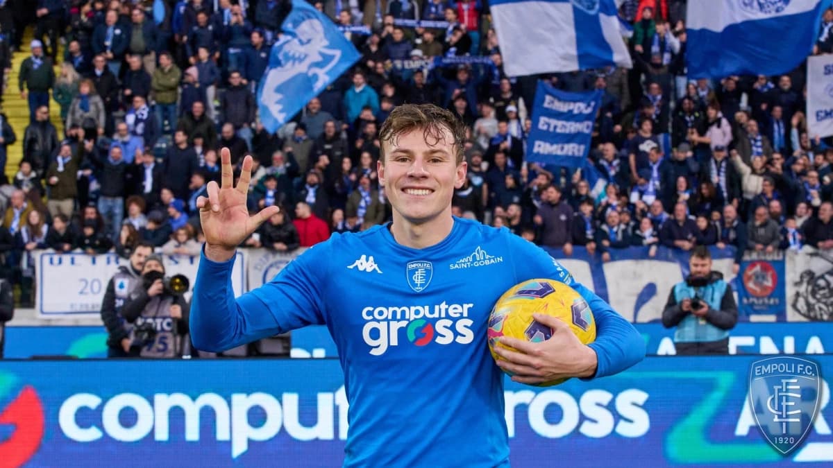 Obrazek newsa : Serie A: Hat-trick Szymona Żurkowskiego, Empoli nie daje szans Monzie [WIDEO]