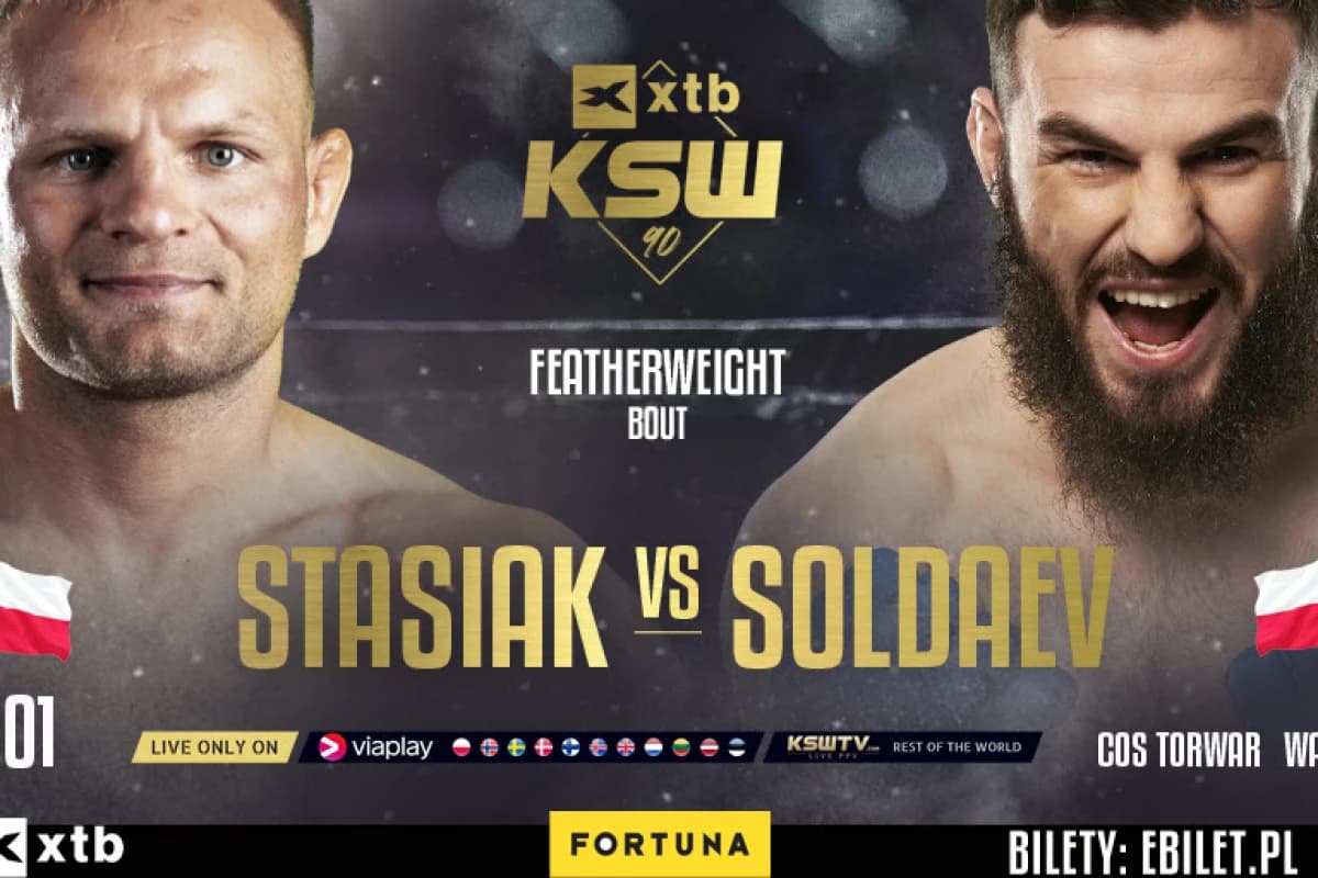 Obrazek newsa : XTB KSW 90: Damian Stasiak zmierzy się z Adamem Soldaevem!