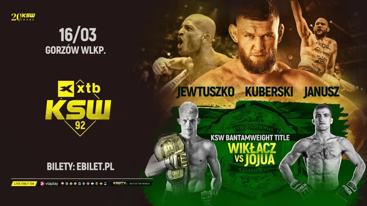 Obrazek newsa : XTB KSW 92: Potwierdzono pierwszych uczestników gali. Będzie pożegnanie!