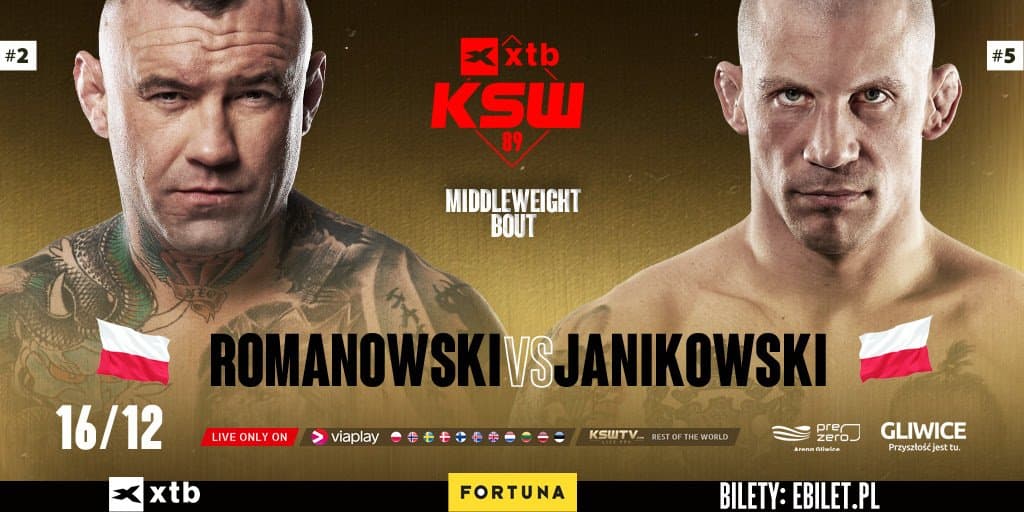 Obrazek newsa : XTB KSW 89: Starcie w czubie wagi średniej! 