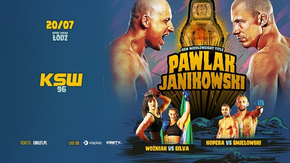 Obrazek newsa : Oficjalnie: KSW w lipcu wróci do Łodzi. Ogłoszono pierwsze walki
