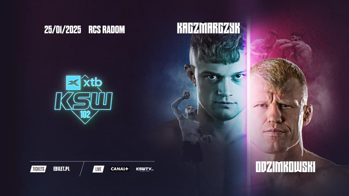 Obrazek newsa : XTB KSW 102 - Podano pierwsza informacje odnośnie styczniowej gali KSW