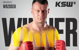 KSW 90: Arkadiusz Wrzosek z błyskawiczną wygraną w walce wieczoru [WIDEO]