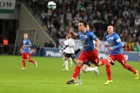 Piast Gliwice wyrwał remis z Jagiellonią Białystok w doliczonym czasie gry [WIDEO]