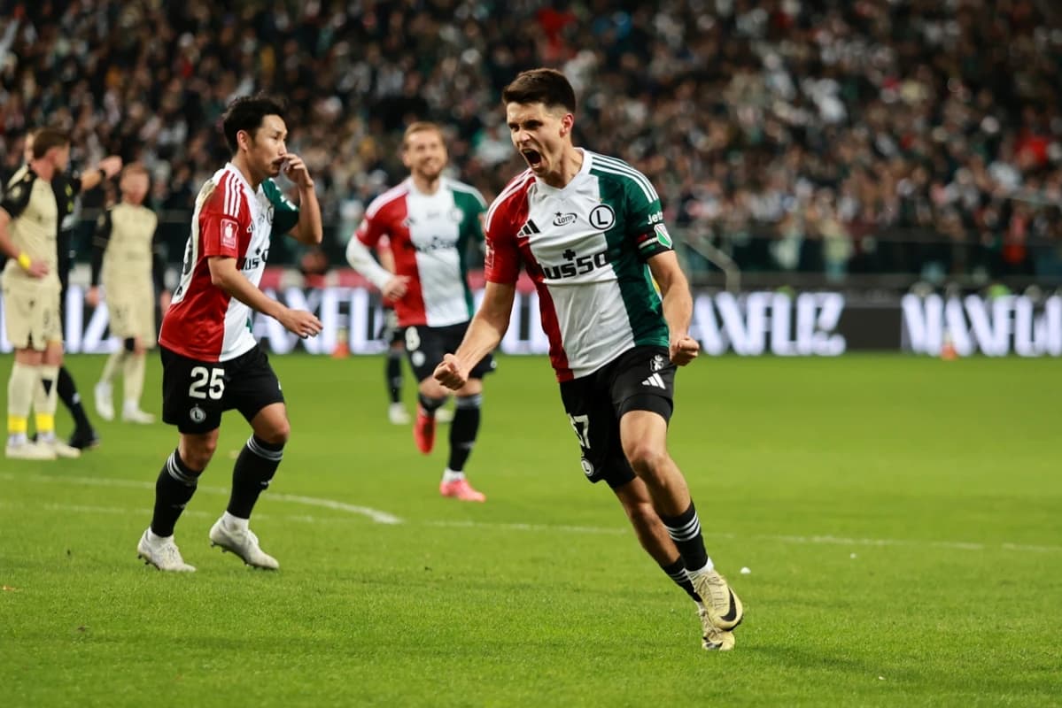 Obrazek newsa : Legia Warszawa uratowała remis z Banikiem Ostrawa. Rezerwowy bohaterem [WIDEO]