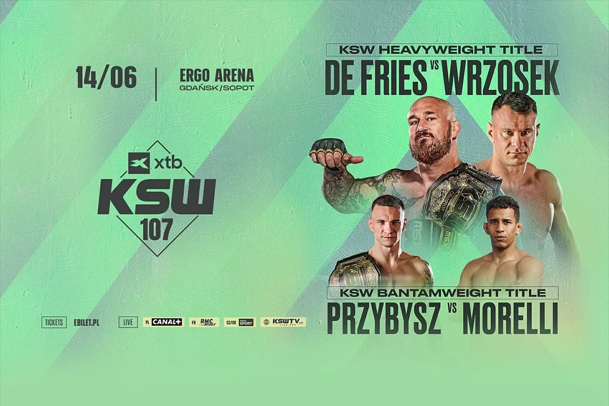 Obrazek newsa : KSW 107 gdzie oglądać? Transmisja online, stream za darmo