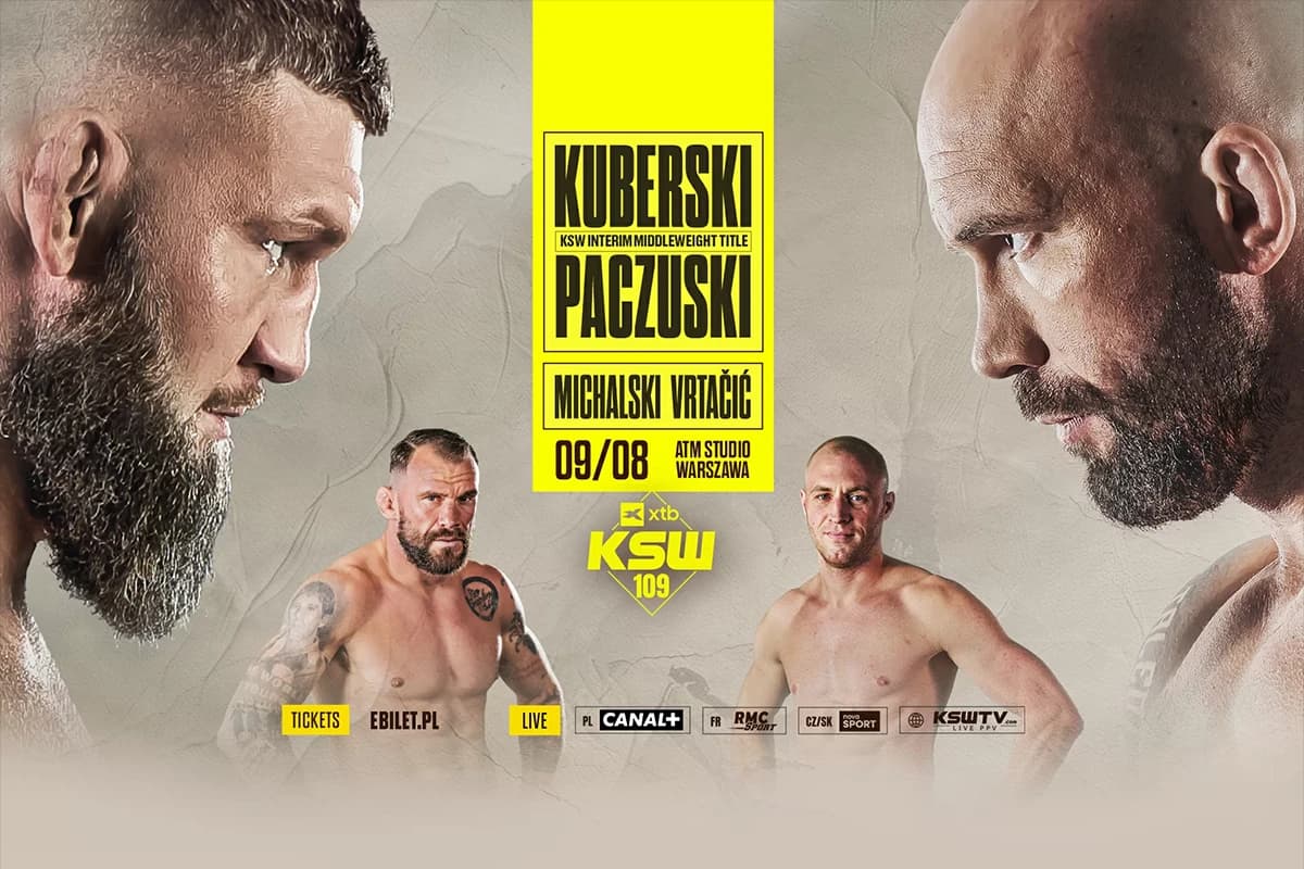 Obrazek newsa : KSW 109 gdzie oglądać? Transmisja online, stream za darmo