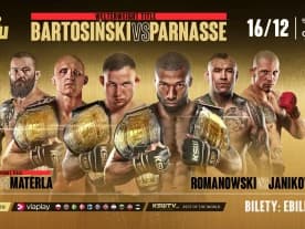 KSW 89: Bartosiński nie dał zabrać sobie pasa! Wyniki
