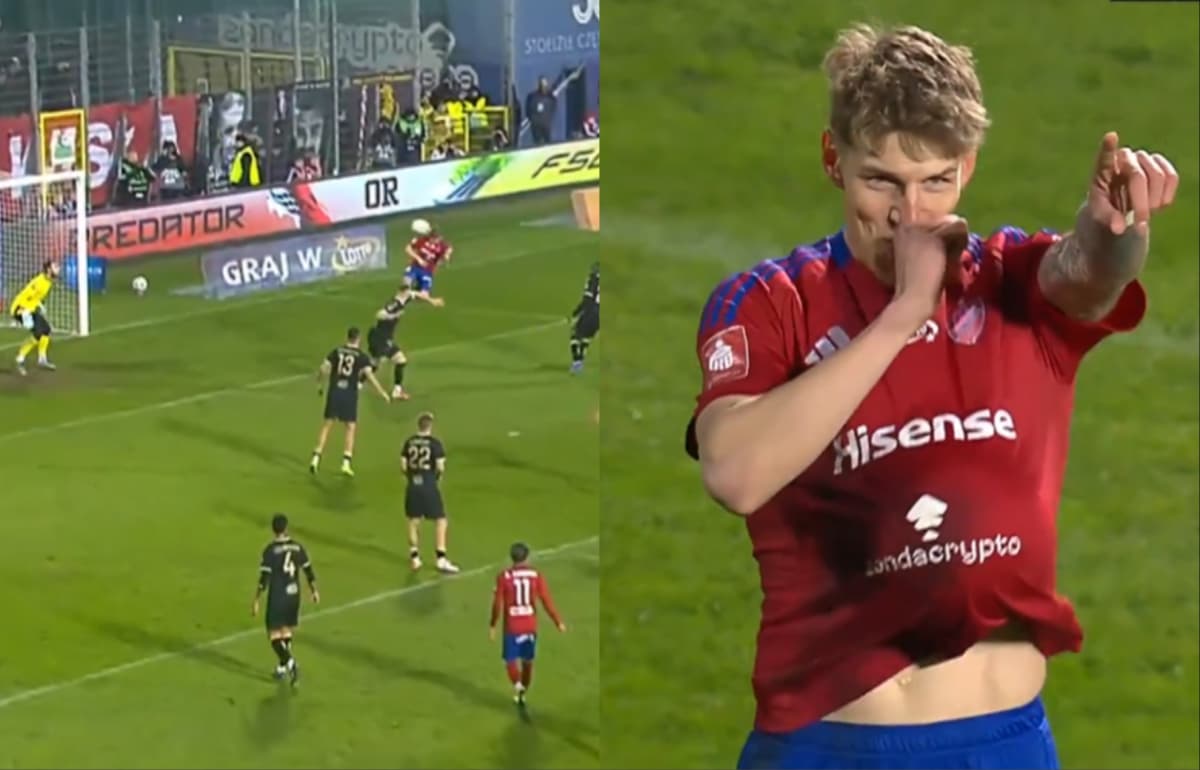 Obrazek newsa : Raków Częstochowa goni czołówkę! Czerwona kartka w meczu z Pogonią Szczecin [WIDEO]