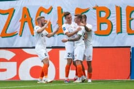 Szok w 95. minucie meczu. Zagłębie Lubin wyrwało zwycięstwo z Widzewem Łódź [WIDEO]
