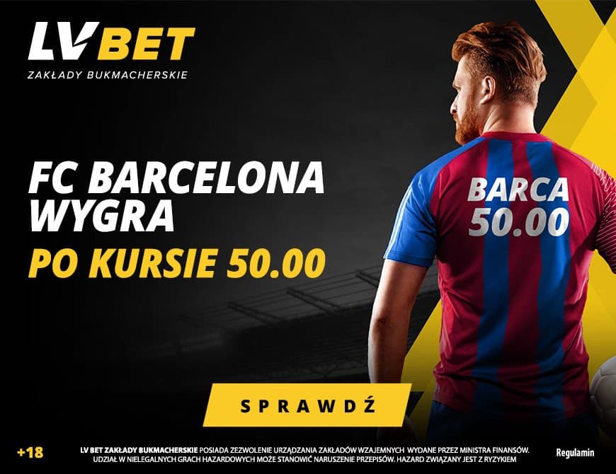 LV BET Bonus. Derby Barcelony: Typuj Barcę po kursie 50.00
