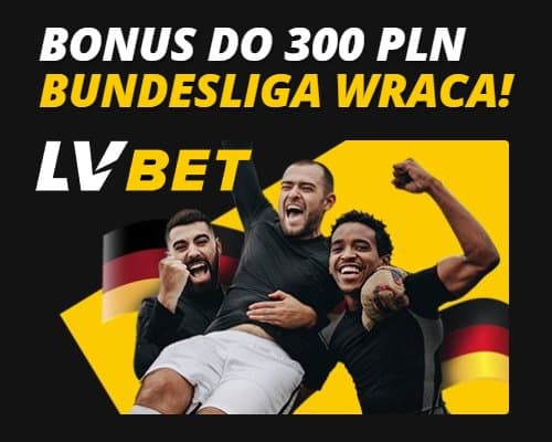 Odbierz 1520 PLN i 300 PLN Extra na mecze Bundesligi