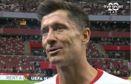 Obrazek news: Robert Lewandowski przemówił po meczu z Rumunią. Skomentował swój wyczyn